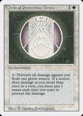 Círculo de Proteção: Verde / Circle of Protection: Green - Magic: The Gathering - MoxLand