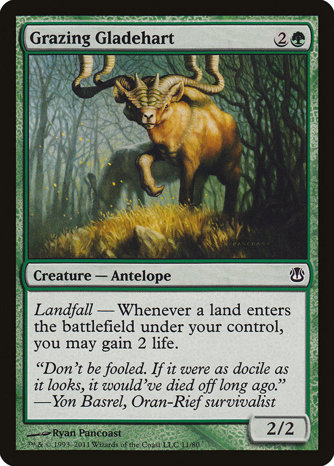 Cervo-de-Clareira Pastejador / Grazing Gladehart - Magic: The Gathering - MoxLand