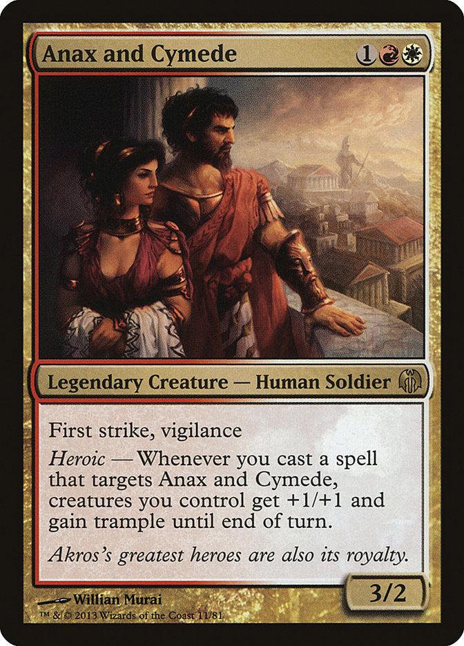 Anax e Ciméde / Anax and Cymede - Magic: The Gathering - MoxLand