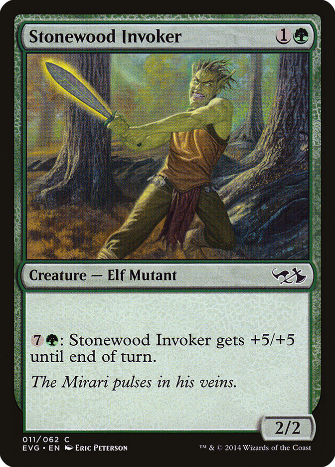 Invocador da Selva de Pedras / Stonewood Invoker - Magic: The Gathering - MoxLand