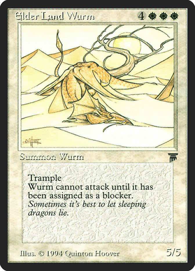 Serpente Terrestre Anciã / Elder Land Wurm - Magic: The Gathering - MoxLand