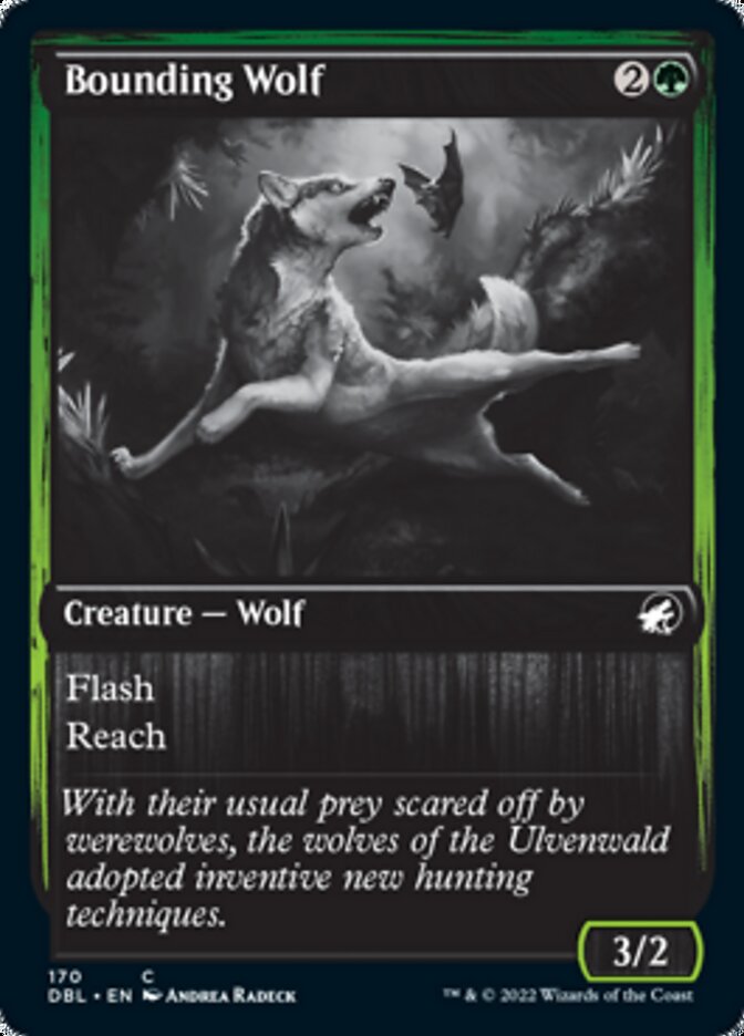 Lobo Saltador / Bounding Wolf - Magic: The Gathering - MoxLand