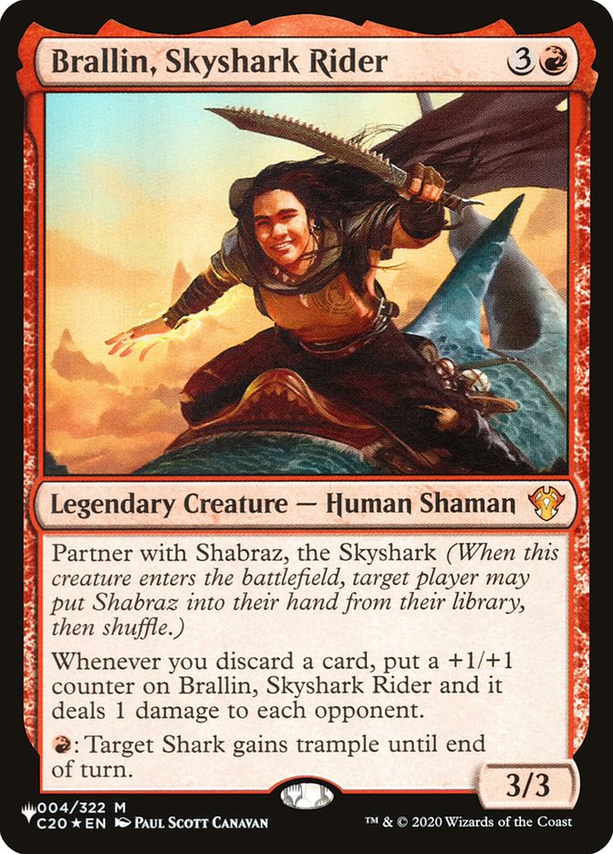 Brallin, Ginete de Tubarão-celeste / Brallin, Skyshark Rider - Magic: The Gathering - MoxLand