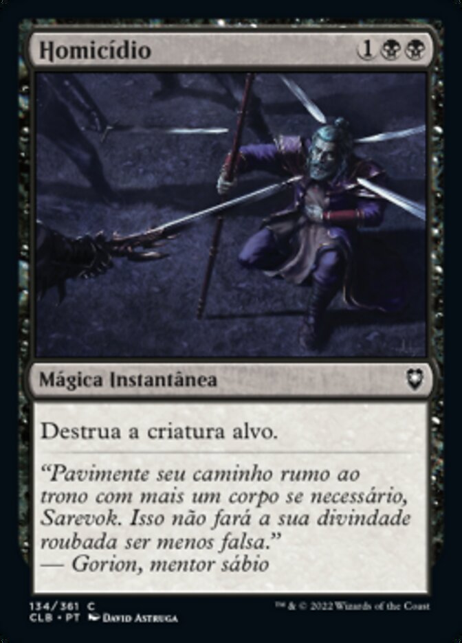 Homicídio / Murder - Magic: The Gathering - MoxLand