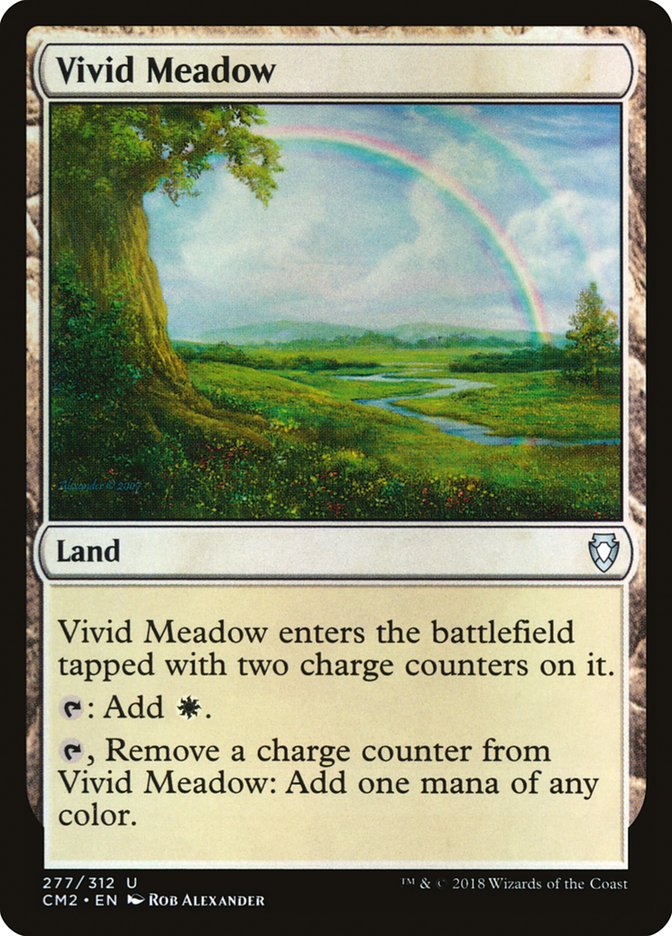 Prado Vívido / Vivid Meadow - Magic: The Gathering - MoxLand