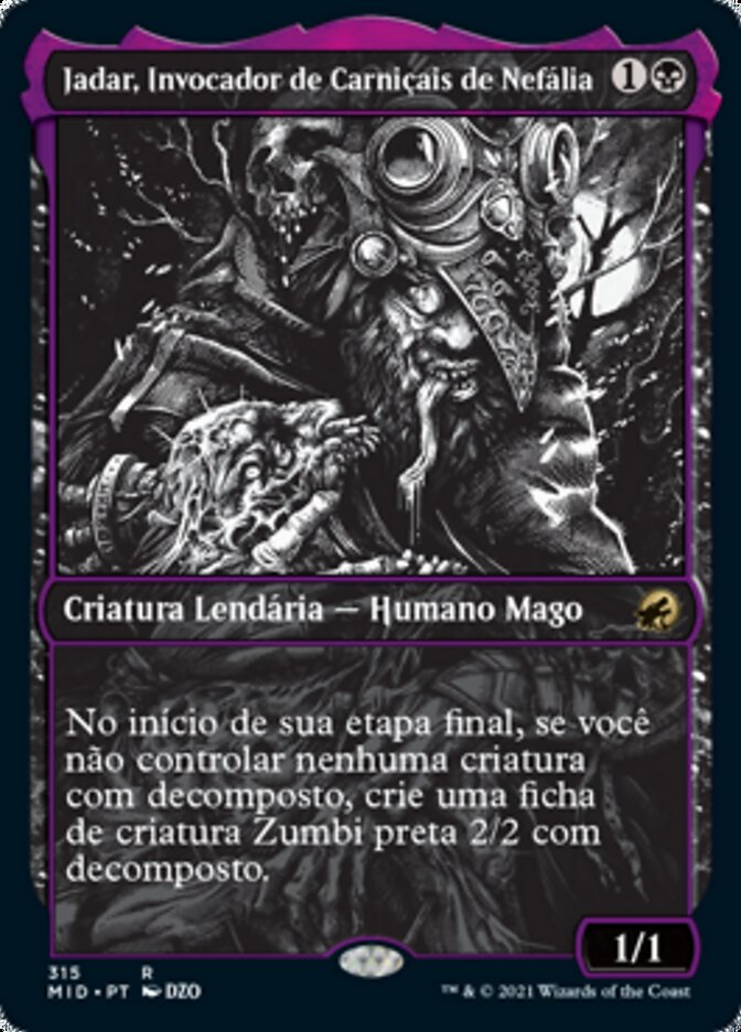 Jadar, Invocador de Carniçais de Nefália / Jadar, Ghoulcaller of Nephalia - Magic: The Gathering - MoxLand