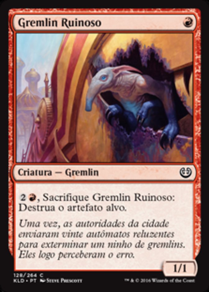 Gremlin Ruinoso / Ruinous Gremlin - Magic: The Gathering - MoxLand