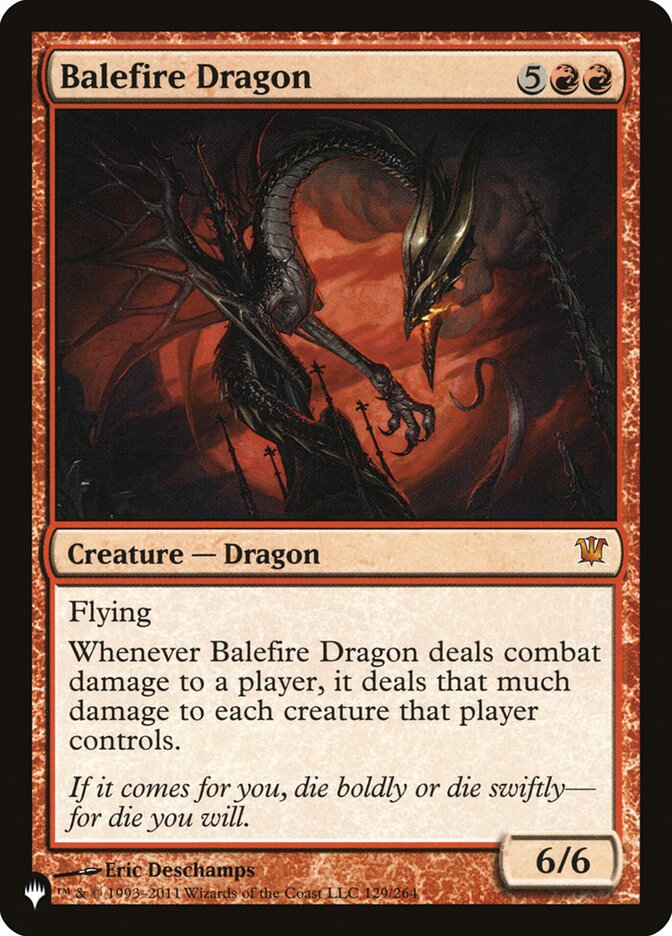 Dragão Pira Funesta / Balefire Dragon - Magic: The Gathering - MoxLand