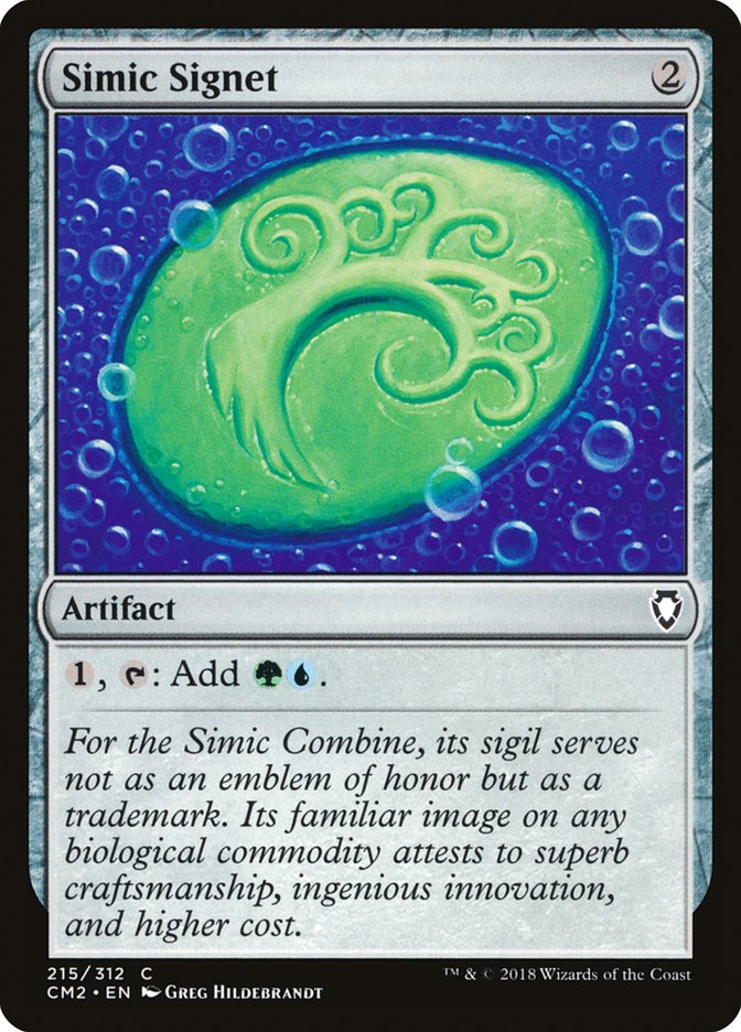 Sinete Simic / Simic Signet - Magic: The Gathering - MoxLand