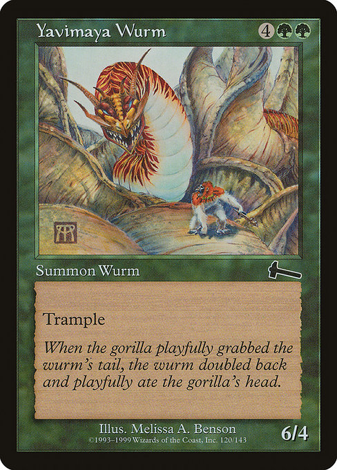 Vorme de Yavimaya / Yavimaya Wurm - Magic: The Gathering - MoxLand