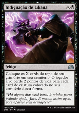 Indignação de Liliana / Liliana's Indignation - Magic: The Gathering - MoxLand