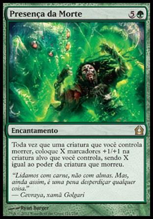 Presença da Morte / Death's Presence - Magic: The Gathering - MoxLand