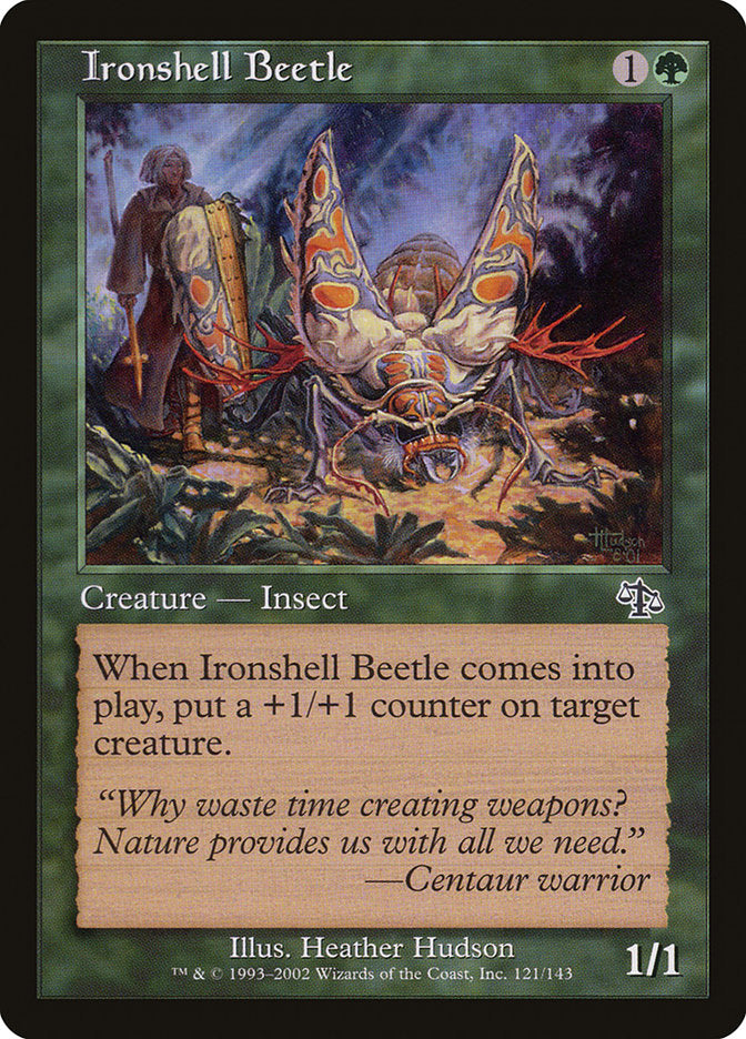 Besouro da Carapaça de Ferro / Ironshell Beetle - Magic: The Gathering - MoxLand