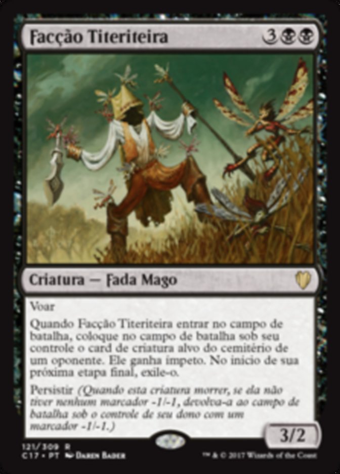 Facção Titeriteira / Puppeteer Clique - Magic: The Gathering - MoxLand