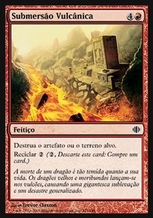 Submersão Vulcânica / Volcanic Submersion - Magic: The Gathering - MoxLand