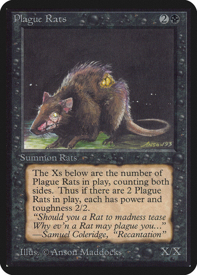 Ratos Pestilentos / Plague Rats - Magic: The Gathering - MoxLand