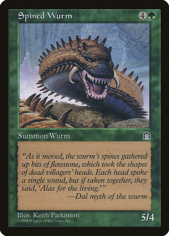 Vorme Espinhoso / Spined Wurm - Magic: The Gathering - MoxLand