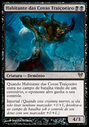 Habitante das Covas Traiçoeiro / Treacherous Pit-Dweller - Magic: The Gathering - MoxLand