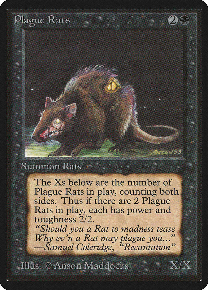 Ratos Pestilentos / Plague Rats - Magic: The Gathering - MoxLand