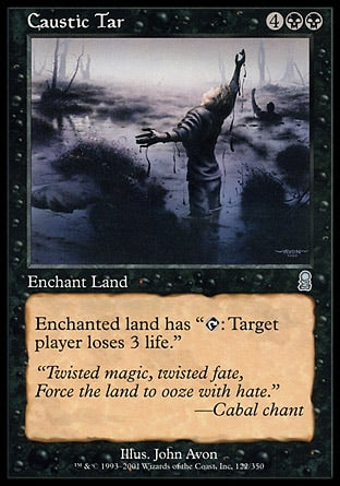 Piche Cáustico / Caustic Tar - Magic: The Gathering - MoxLand