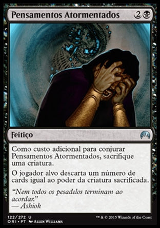 Pensamentos Atormentados / Tormented Thoughts - Magic: The Gathering - MoxLand