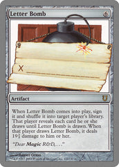 Letter Bomb - Magic: The Gathering - MoxLand