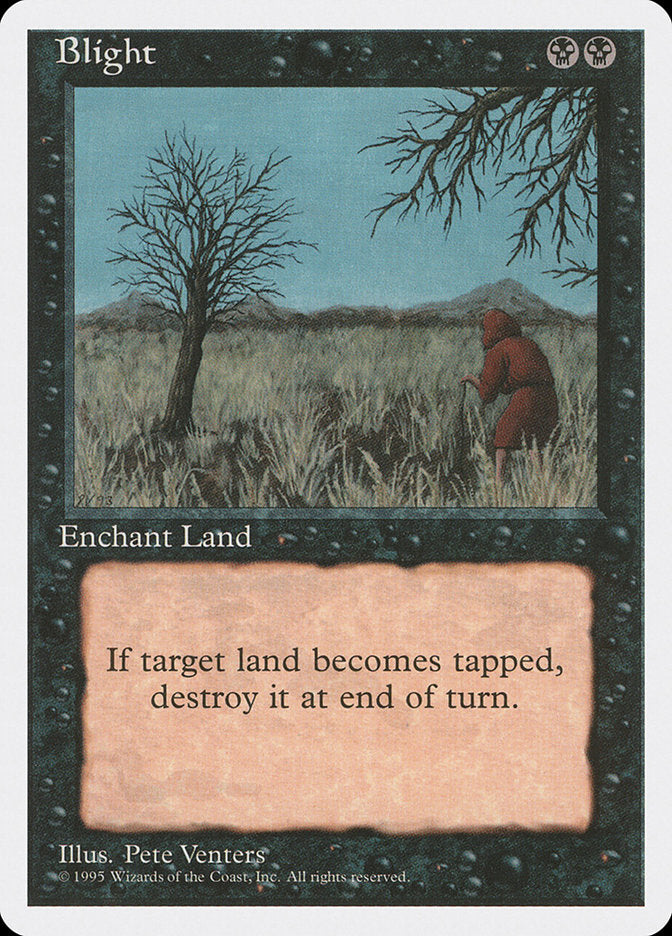 Malogro / Blight - Magic: The Gathering - MoxLand