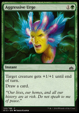 Ímpeto Agressivo / Aggressive Urge - Magic: The Gathering - MoxLand