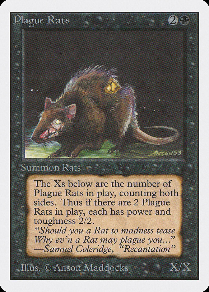 Ratos Pestilentos / Plague Rats - Magic: The Gathering - MoxLand