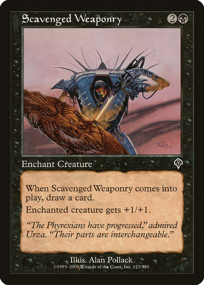 Armamento Escamoteado / Scavenged Weaponry - Magic: The Gathering - MoxLand