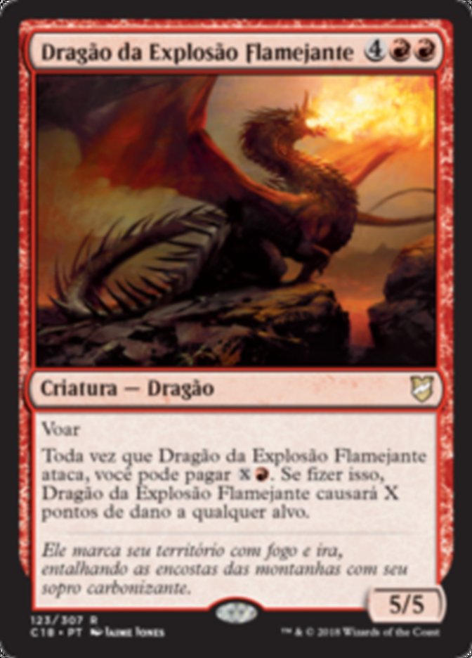 Dragão da Explosão Flamejante / Flameblast Dragon - Magic: The Gathering - MoxLand