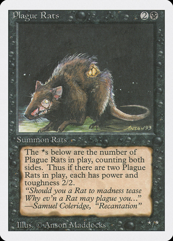 Ratos Pestilentos / Plague Rats - Magic: The Gathering - MoxLand