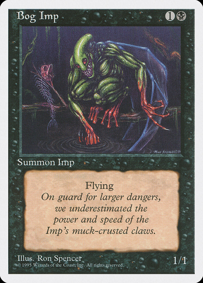 Diabrete do Pântano / Bog Imp - Magic: The Gathering - MoxLand