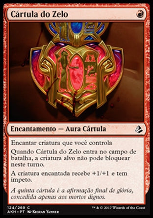 Cártula do Zelo / Cartouche of Zeal - Magic: The Gathering - MoxLand