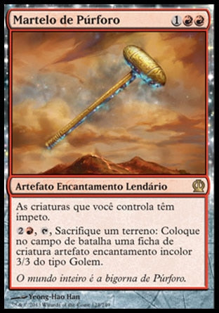 Martelo de Púrforo / Hammer of Purphoros - Magic: The Gathering - MoxLand