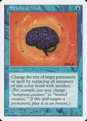 Ilusão Mental / Sleight of Mind - Magic: The Gathering - MoxLand