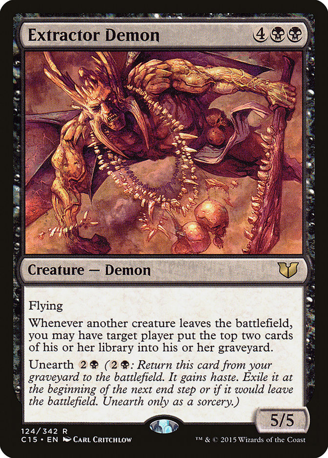 Demônio Extrator / Extractor Demon - Magic: The Gathering - MoxLand