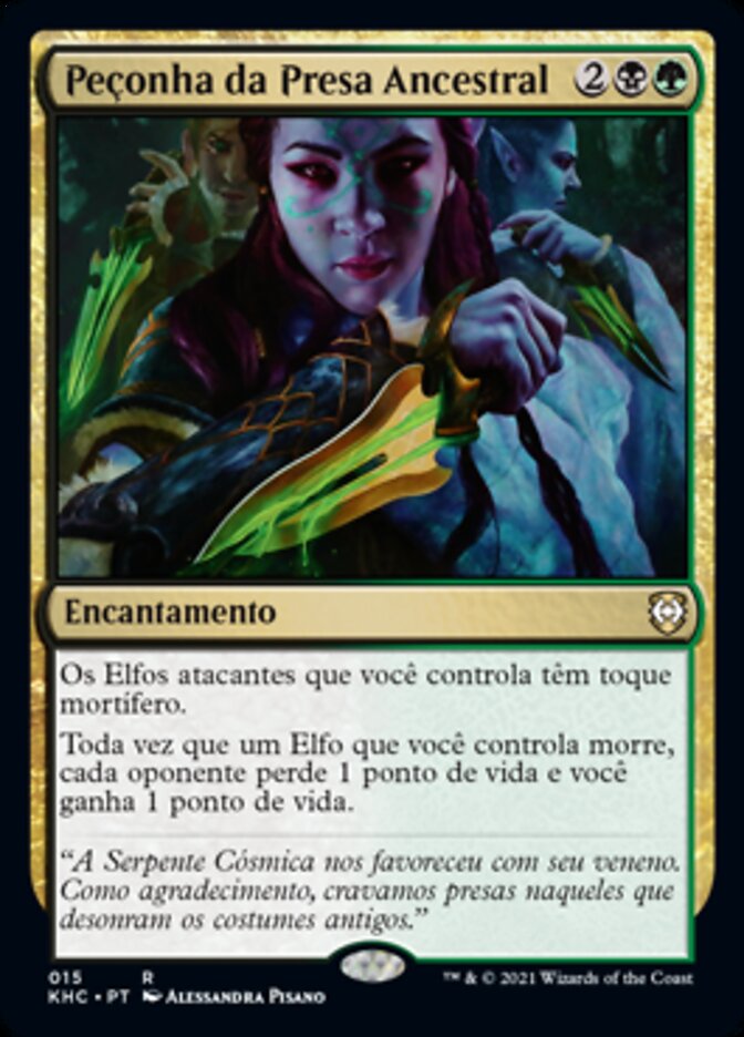 Peçonha da Presa Ancestral / Elderfang Venom - Magic: The Gathering - MoxLand