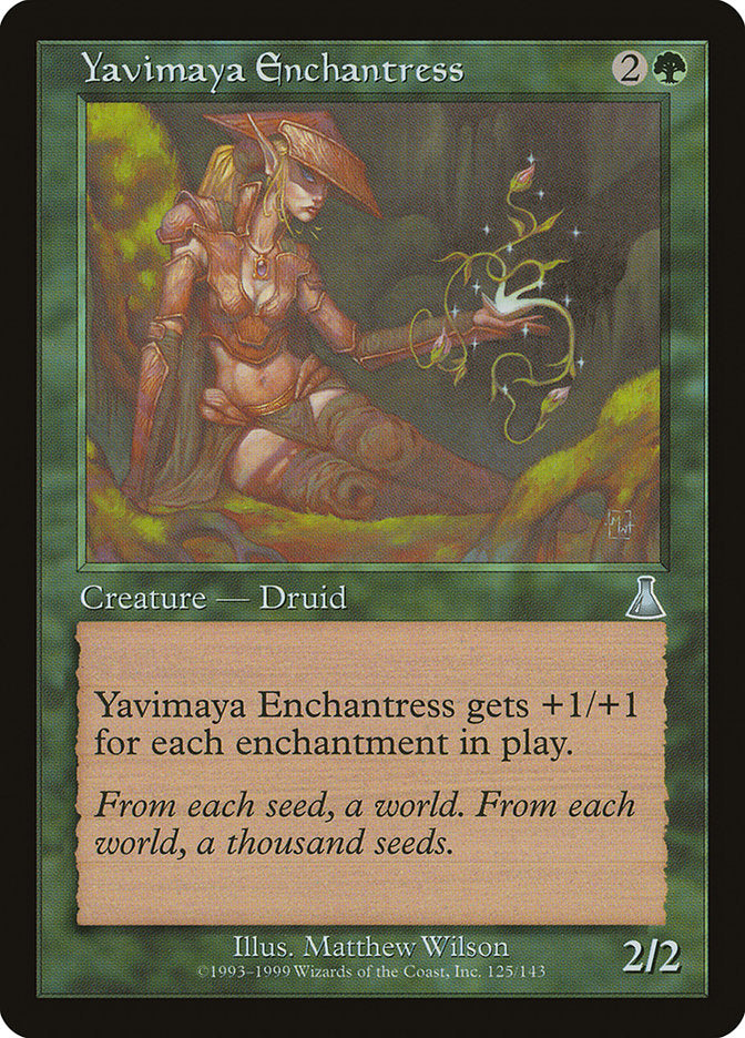 Encantadora de Yavimaya / Yavimaya Enchantress - Magic: The Gathering - MoxLand