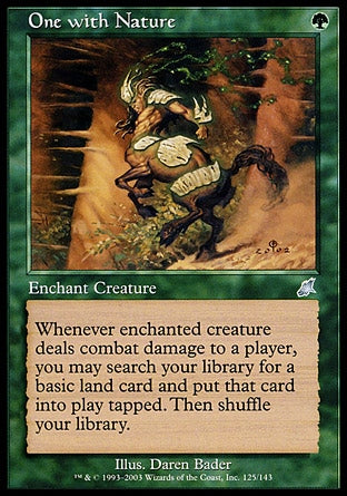 Um com a Natureza / One with Nature - Magic: The Gathering - MoxLand