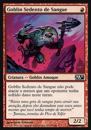 Goblin Sedento de Sangue / Bloodcrazed Goblin - Magic: The Gathering - MoxLand