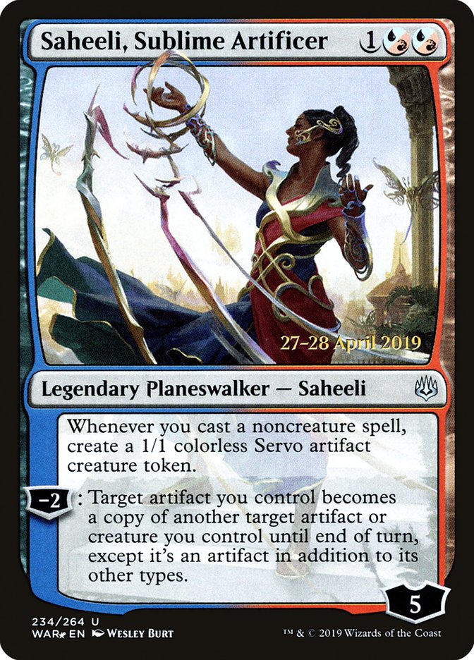 Saheeli, Artífice Sublime / Saheeli, Sublime Artificer - Magic: The Gathering - MoxLand