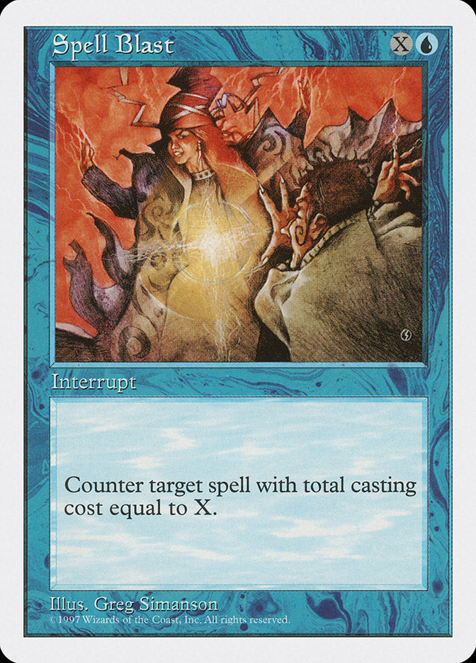 Supressão Mágica / Spell Blast - Magic: The Gathering - MoxLand