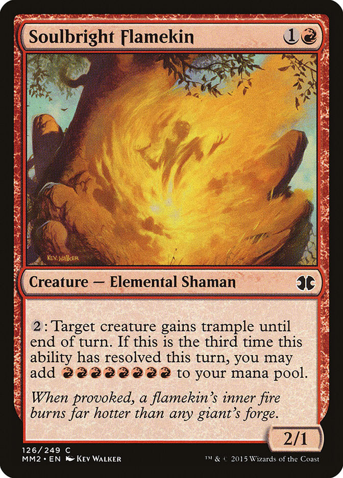 Flamíneo Brilhalma / Soulbright Flamekin - Magic: The Gathering - MoxLand