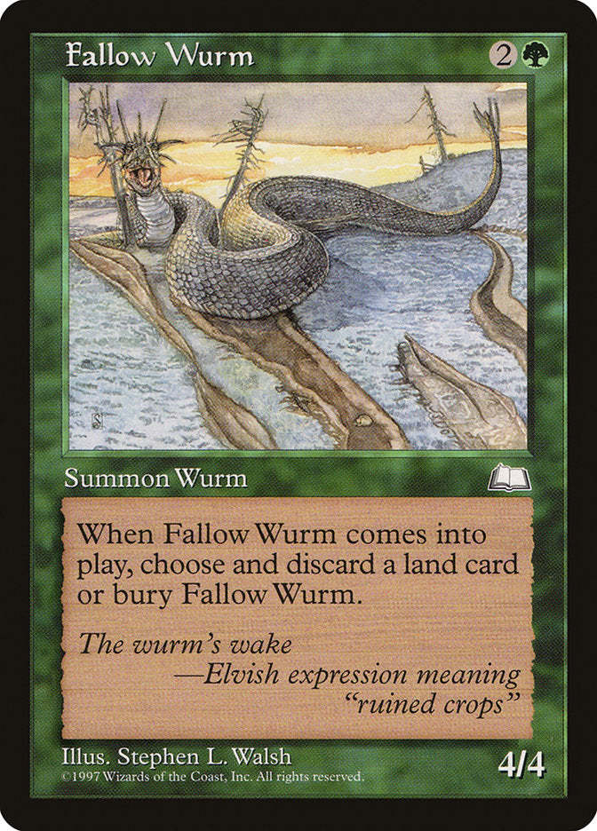 Vorme Alqueivador / Fallow Wurm - Magic: The Gathering - MoxLand