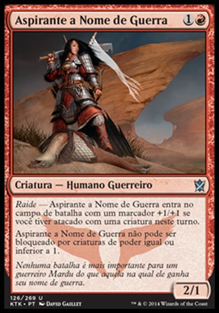 Aspirante a Nome de Guerra / War-Name Aspirant - Magic: The Gathering - MoxLand