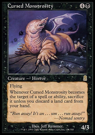 Monstruosidade Amaldiçoada / Cursed Monstrosity - Magic: The Gathering - MoxLand