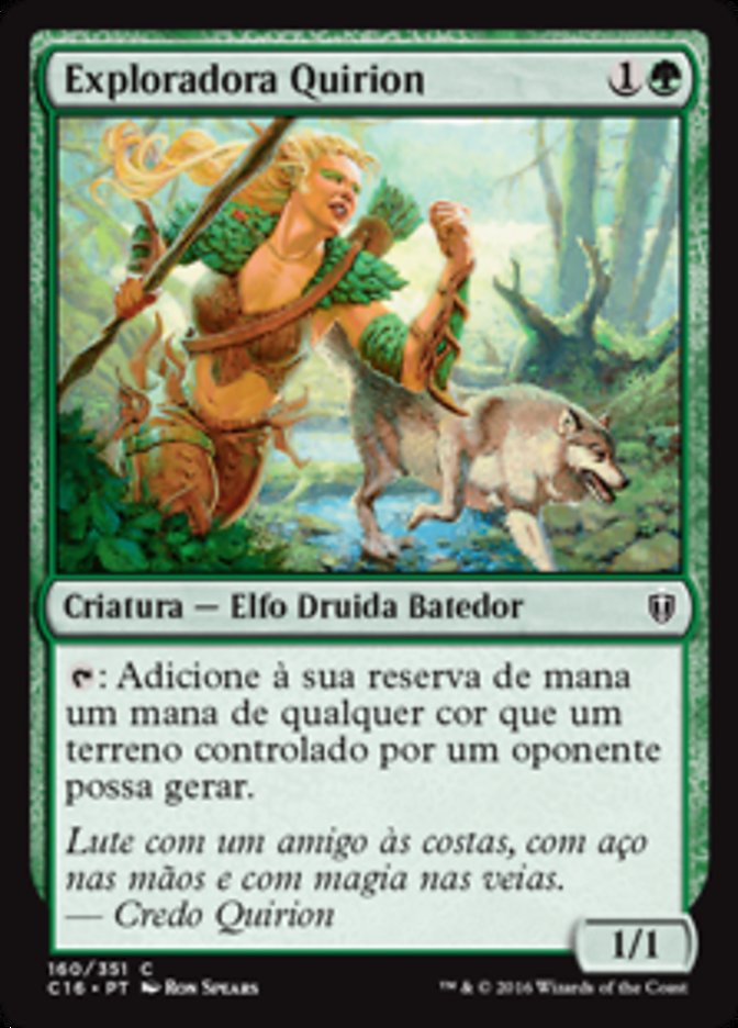 Exploradora Quirion / Quirion Explorer - Magic: The Gathering - MoxLand