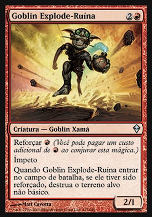 Goblin Explode-Ruína / Goblin Ruinblaster - Magic: The Gathering - MoxLand