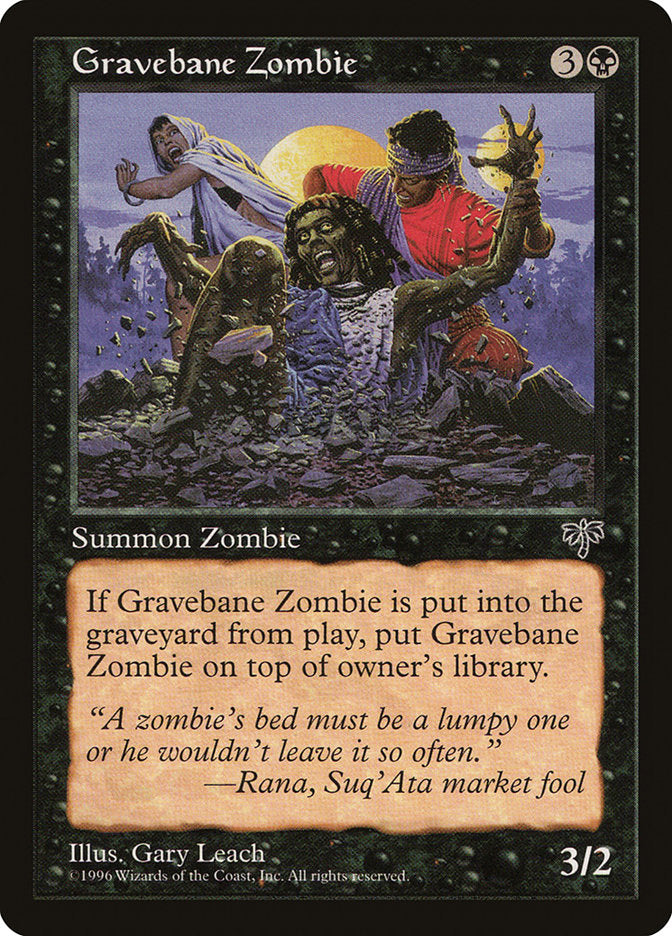 Zumbi da Tumba Amaldiçoada / Gravebane Zombie - Magic: The Gathering - MoxLand